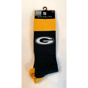 Strideline Green Bay Packers Unisex NFL Socks M/L Sizes M: 8-12 W: 9.5-13.5 NWT